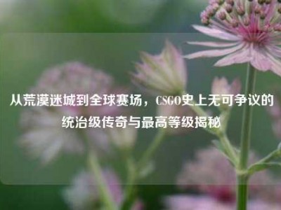 从荒漠迷城到全球赛场，CSGO史上无可争议的统治级传奇与最高等级揭秘