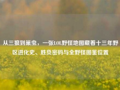 从三狼到巢虫，一张LOL野怪地图藏着十三年野区进化史、胜负密码与全野怪图鉴位置