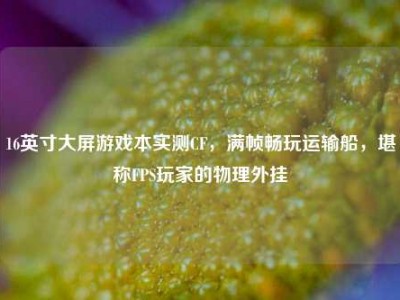 16英寸大屏游戏本实测CF，满帧畅玩运输船，堪称FPS玩家的物理外挂