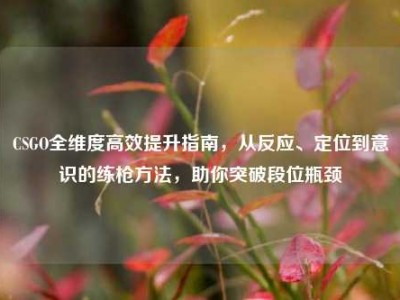 CSGO全维度高效提升指南，从反应、定位到意识的练枪方法，助你突破段位瓶颈