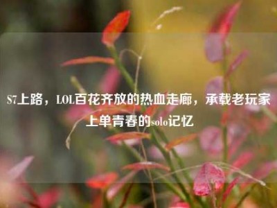 S7上路，LOL百花齐放的热血走廊，承载老玩家上单青春的solo记忆