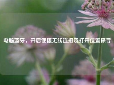 电脑蓝牙，开启便捷无线连接及打开位置探寻