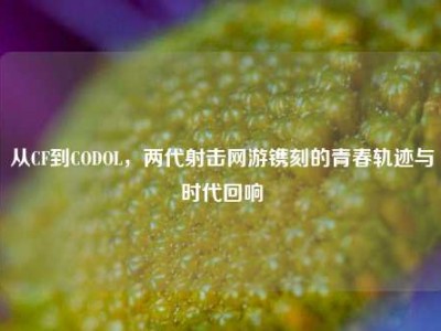 从CF到CODOL，两代射击网游镌刻的青春轨迹与时代回响