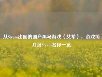 从Steam出圈的国产黑马游戏〈艾希〉，游戏简介及Steam名称一览
