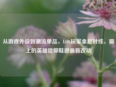 从游戏外设到潮流单品，LOL玩家拿起针线，脚上的英雄信仰鞋迎最新改动