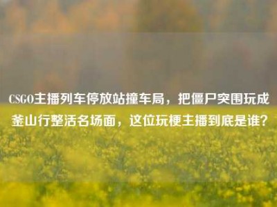 CSGO主播列车停放站撞车局，把僵尸突围玩成釜山行整活名场面，这位玩梗主播到底是谁？