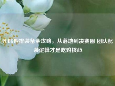 PUBG四排装备全攻略，从落地到决赛圈 团队配装逻辑才是吃鸡核心