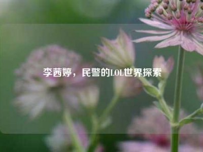 李茜婷，民警的LOL世界探索