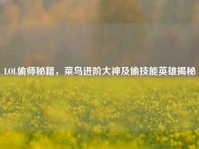LOL偷师秘籍，菜鸟进阶大神及偷技能英雄揭秘