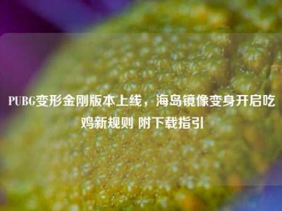 PUBG变形金刚版本上线，海岛镜像变身开启吃鸡新规则 附下载指引
