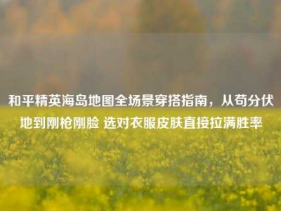 和平精英海岛地图全场景穿搭指南，从苟分伏地到刚枪刚脸 选对衣服皮肤直接拉满胜率