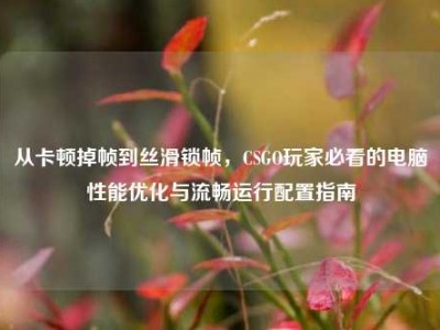 从卡顿掉帧到丝滑锁帧，CSGO玩家必看的电脑性能优化与流畅运行配置指南