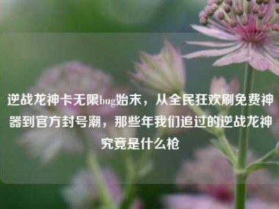 逆战龙神卡无限bug始末，从全民狂欢刷免费神器到官方封号潮，那些年我们追过的逆战龙神究竟是什么枪