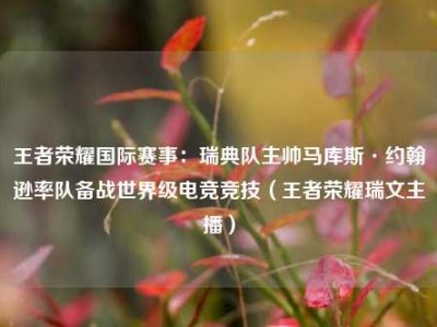 王者荣耀国际赛事：瑞典队主帅马库斯·约翰逊率队备战世界级电竞竞技（王者荣耀瑞文主播）