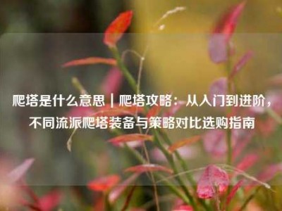 爬塔是什么意思｜爬塔攻略：从入门到进阶，不同流派爬塔装备与策略对比选购指南