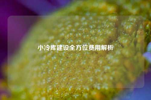 小冷库建设全方位费用解析