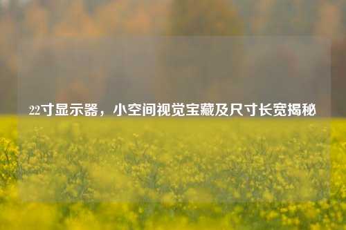 22寸显示器,小空间视觉宝藏及尺寸长宽揭秘