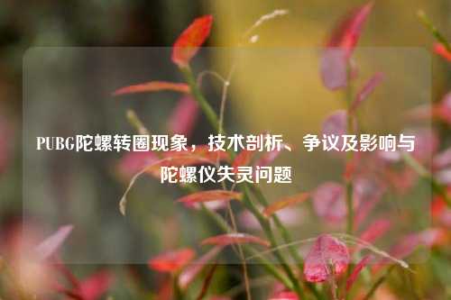 PUBG陀螺转圈现象,技术剖析、争议及影响与陀螺仪失灵问题