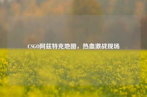 CSGO阿兹特克地图，热血激战现场
