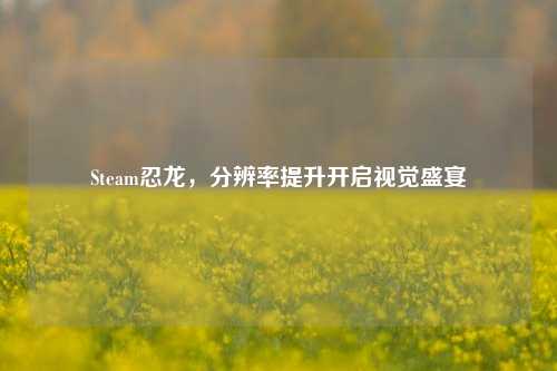 Steam忍龙,分辨率提升开启视觉盛宴