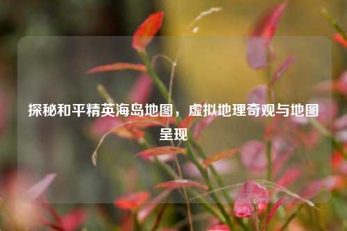 探秘和平精英海岛地图,虚拟地理奇观与地图呈现