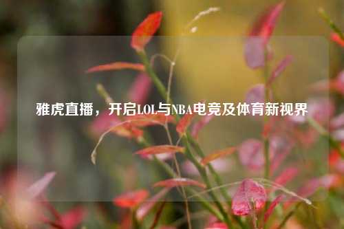 雅虎直播,开启LOL与NBA电竞及体育新视界