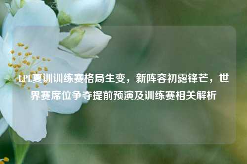 LPL夏训训练赛格局生变,新阵容初露锋芒,世界赛席位争夺提前预演及训练赛相关解析