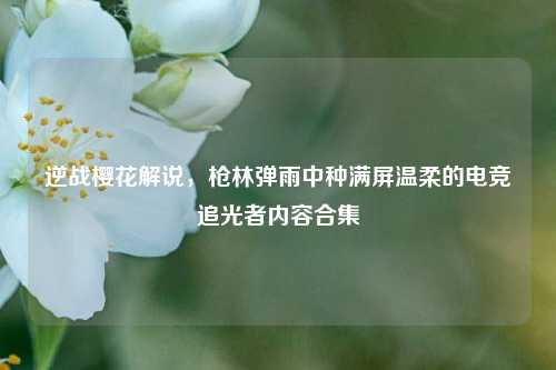 逆战樱花解说,枪林弹雨中种满屏温柔的电竞追光者内容合集