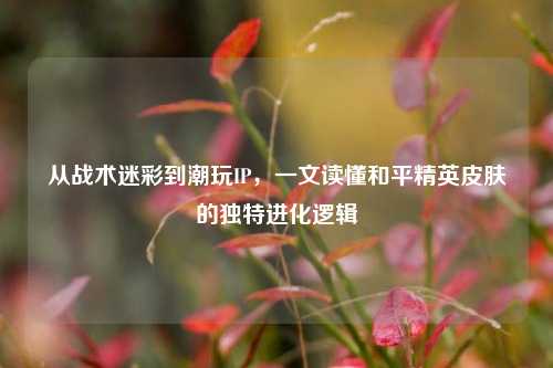 从战术迷彩到潮玩IP,一文读懂和平精英皮肤的独特进化逻辑