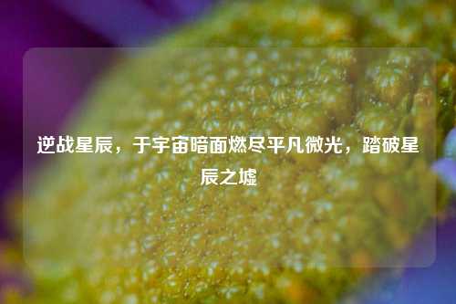 逆战星辰，于宇宙暗面燃尽平凡微光，踏破星辰之墟