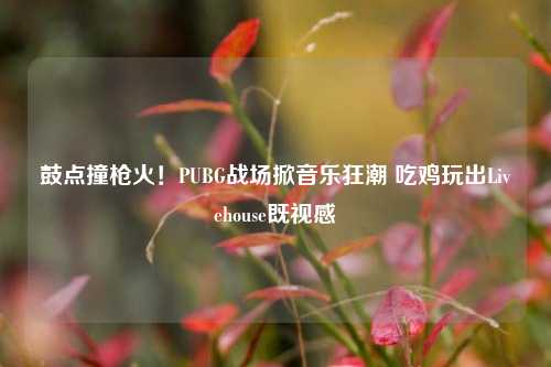 鼓点撞枪火!PUBG战场掀音乐狂潮 吃鸡玩出Livehouse既视感