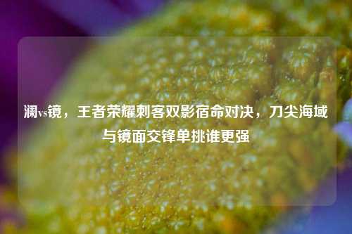 澜vs镜,王者荣耀刺客双影宿命对决,刀尖海域与镜面交锋单挑谁更强