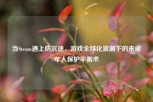 当Steam遇上防沉迷,游戏全球化浪潮下的未成年人保护平衡术