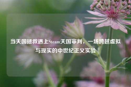 当天国拯救遇上Steam天国审判,一场跨越虚拟与现实的中世纪正义实验