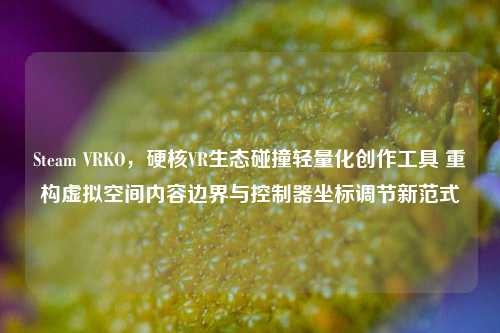 Steam VRKO，硬核VR生态碰撞轻量化创作工具 重构虚拟空间内容边界与控制器坐标调节新范式