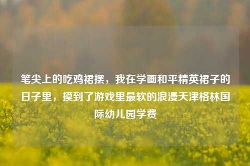 笔尖上的吃鸡裙摆,我在学画和平精英裙子的日子里,摸到了游戏里最软的浪漫天津格林国际幼儿园学费