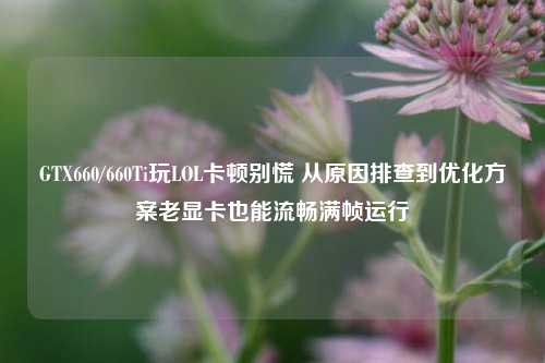 GTX660/660Ti玩LOL卡顿别慌 从原因排查到优化方案老显卡也能流畅满帧运行