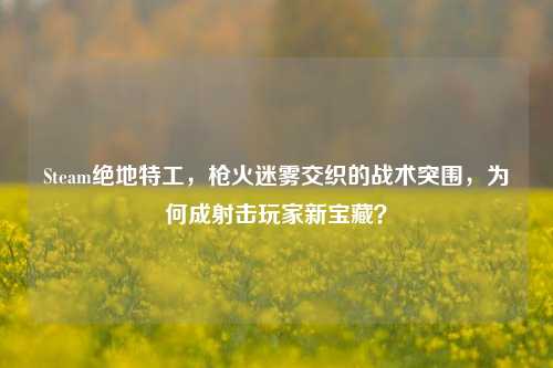 Steam绝地特工,枪火迷雾交织的战术突围,为何成射击玩家新宝藏?