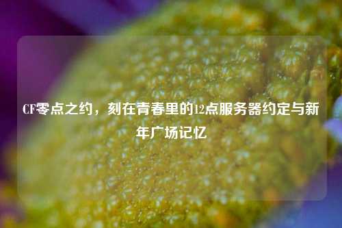 CF零点之约，刻在青春里的12点服务器约定与新年广场记忆
