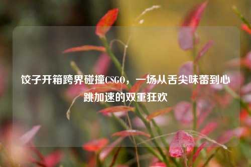 饺子开箱跨界碰撞CSGO,一场从舌尖味蕾到心跳加速的双重狂欢