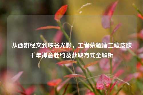 从西游经文到峡谷光影,王者荣耀唐三藏皮肤千年禅意赴约及获取方式全解析