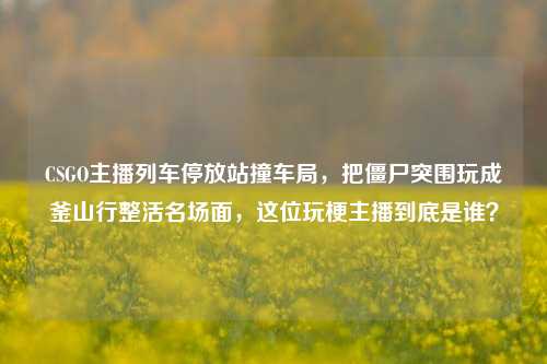CSGO主播列车停放站撞车局,把僵尸突围玩成釜山行整活名场面,这位玩梗主播到底是谁?