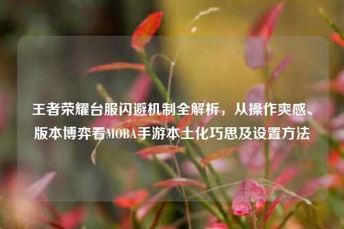 王者荣耀台服闪避机制全解析，从操作爽感、版本博弈看MOBA手游本土化巧思及设置方法