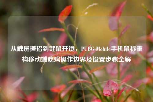 从触屏搓招到键鼠开镜,PUBG Mobile手机鼠标重构移动端吃鸡操作边界及设置步骤全解