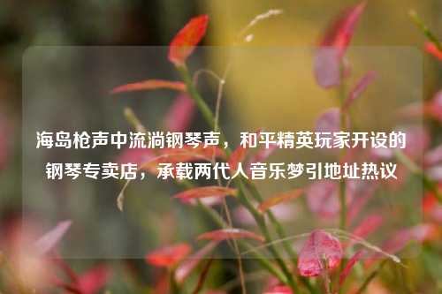 海岛枪声中流淌钢琴声，和平精英玩家开设的钢琴专卖店，承载两代人音乐梦引地址热议