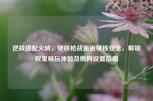 逆战搭配火绒，硬核枪战邂逅硬核安全，解锁双重畅玩体验及断网设置指南