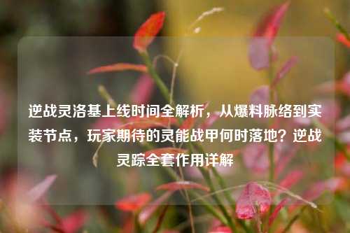 逆战灵洛基上线时间全解析，从爆料脉络到实装节点，玩家期待的灵能战甲何时落地？逆战灵踪全套作用详解