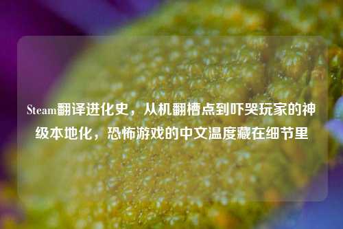 Steam翻译进化史，从机翻槽点到吓哭玩家的神级本地化，恐怖游戏的中文温度藏在细节里