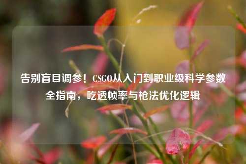 告别盲目调参!CSGO从入门到职业级科学参数全指南,吃透帧率与枪法优化逻辑