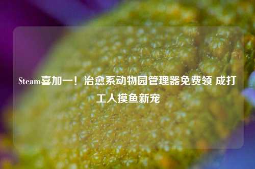 Steam喜加一!治愈系动物园管理器免费领 成打工人摸鱼新宠